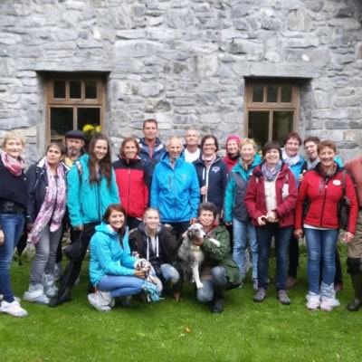 Gruppenfoto von der Bäuerinnen-Reise nach Irland