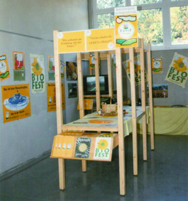 Erster Bio-Informationsstand in den 90er Jahren