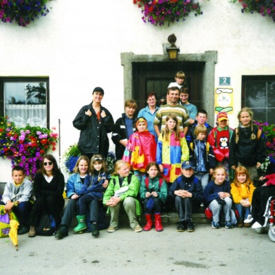 Schulexkursion 1997 Fam. Nußdorfer, Bergheim