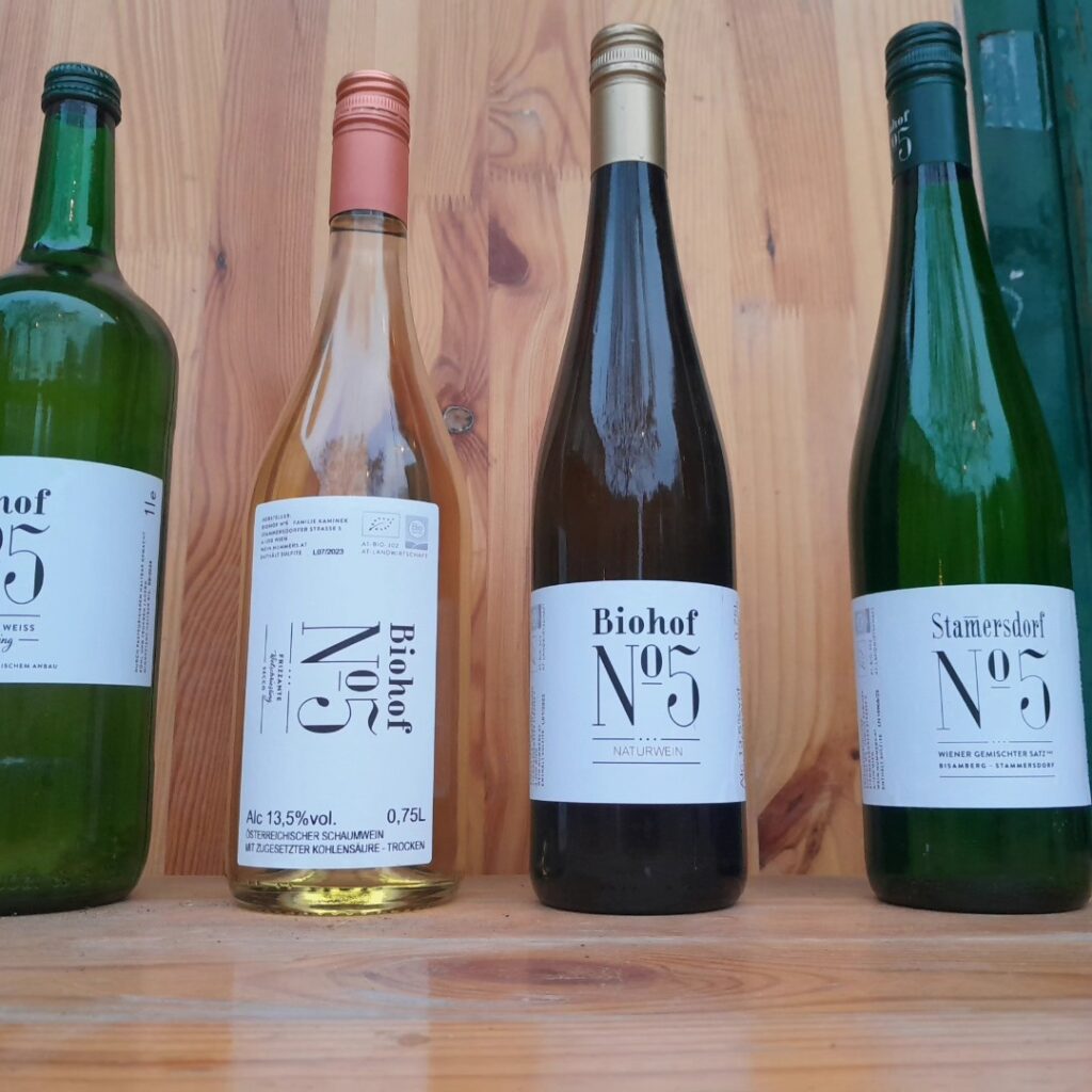 Weinflaschen Biohof N°5