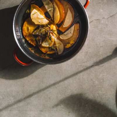 © Slowfood/Mara Hohla
Kürbis in Ofenform