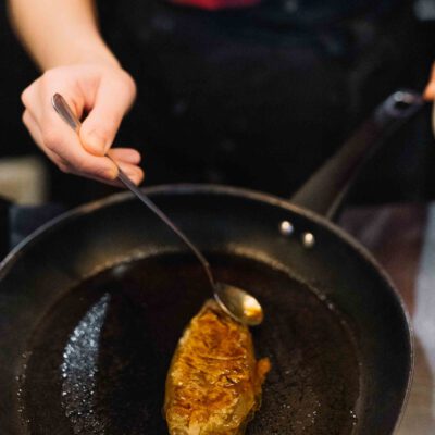 © Slow Food Österreich/Mara Hohla Anbraten Vergane Bio-Ente