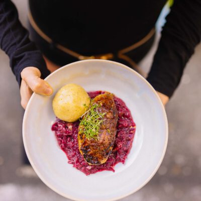 © Slow Food Österreich/Mara Hohla Teller mit veganer Bio-Ente