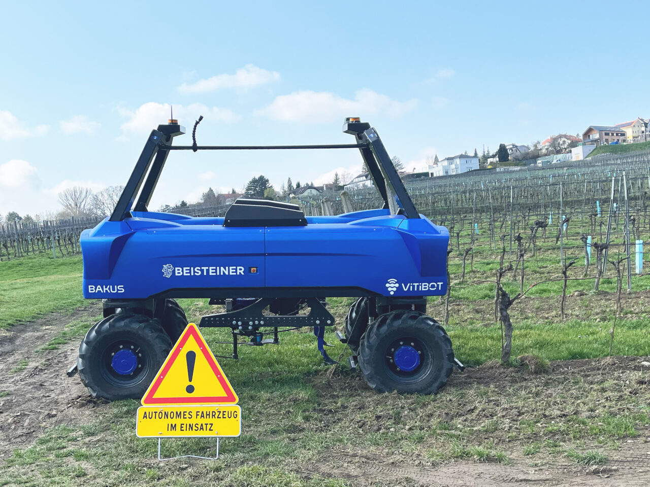 Weingartenroboter im Weingarten