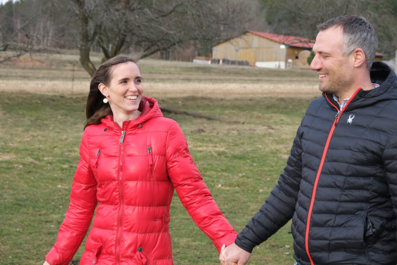 Gabriel und Sandra Fegerl Hand in Hand