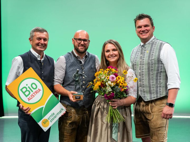 Bio-Award Gewinner Biohof Hold bei Preisverleihung