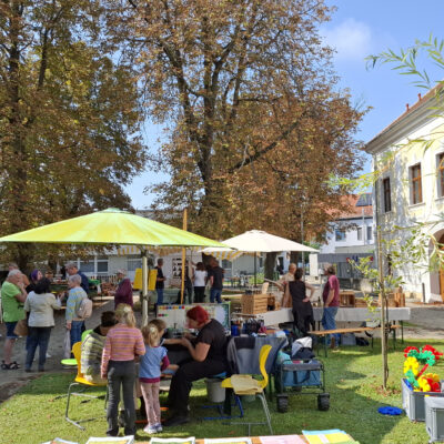 © BIO AUSTRIA Burgenland Kinderschminken am Biofest Frauenkirchen