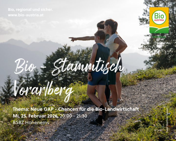 Ankündigung online Bio-Stammtisch Vorarlberg 25.2.26