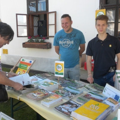 BIO AUSTRIA-Stand beim Biofest Langeck 2017