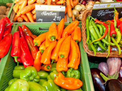 Gemüse am Markt