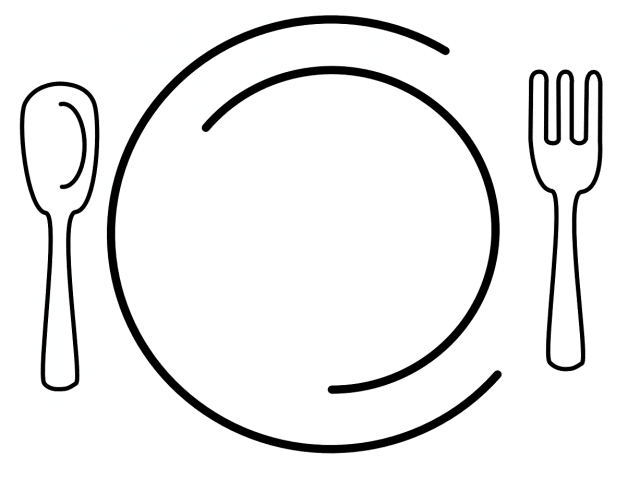 Symbolbild Teller und Besteck